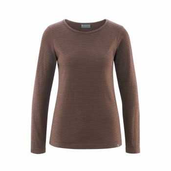 T-shirt manches longues rayé - Chanvre et coton bio