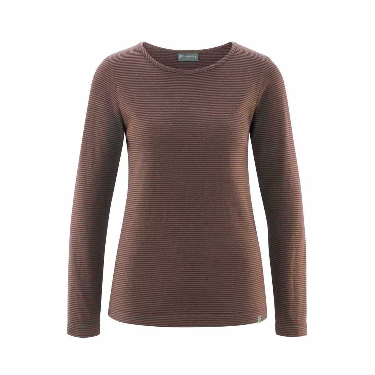 T-shirt manches longues rayé - Chanvre et coton bio