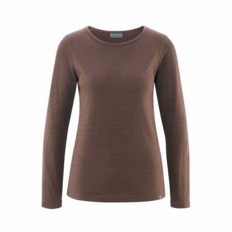 T-shirt manches longues rayé - Chanvre et coton bio