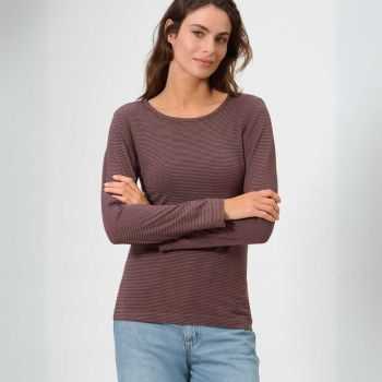 T-shirt manches longues rayé - Chanvre et coton bio