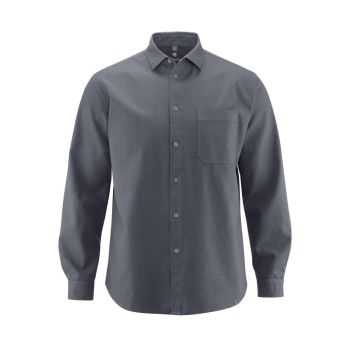 Chemise tissée à manches longues, avec poche - Chanvre et coton bio