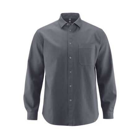 Chemise tissée à manches longues, avec poche - Chanvre et coton bio