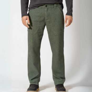 Pantalon texturé pied-de-poule - Chanvre et coton bio