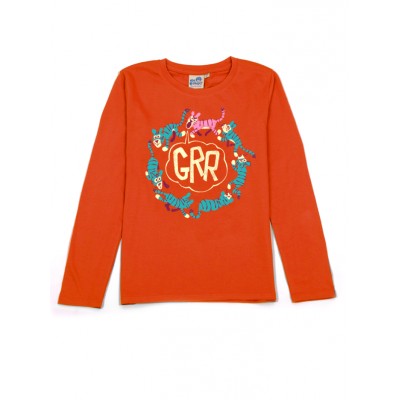 T-shirt orange "GRR"