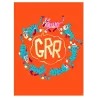 T-shirt orange "GRR"