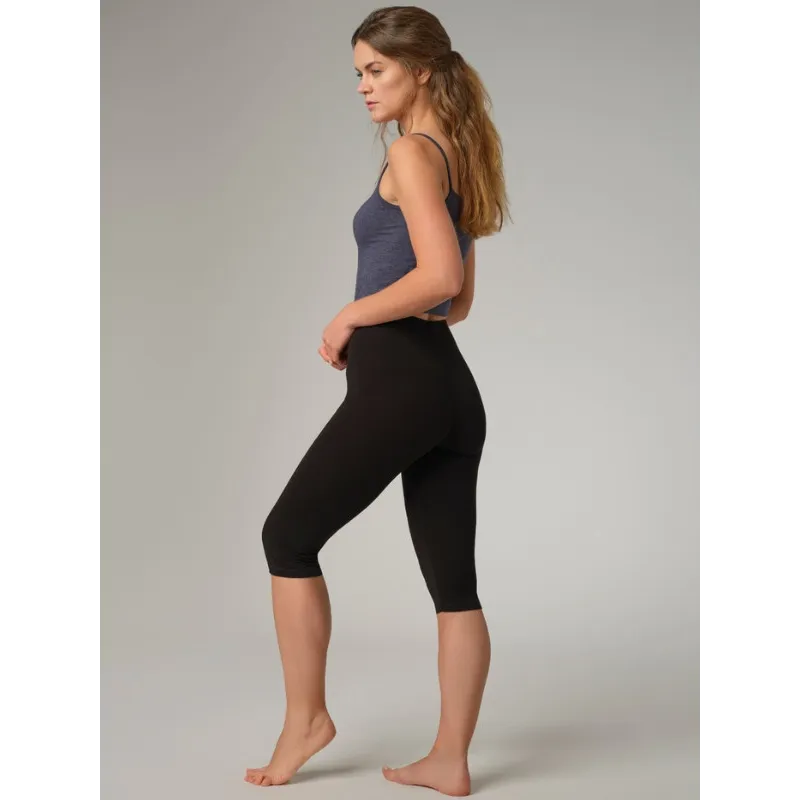 Pantacourt noir, 92% coton bio, GOTS, Fairtrade