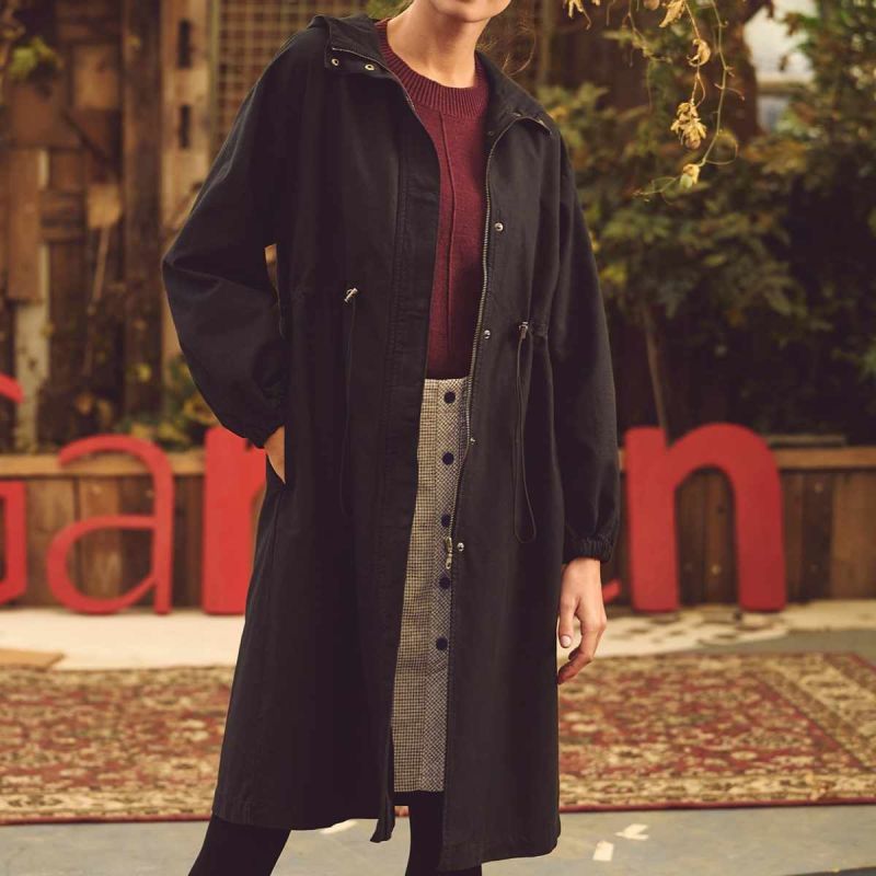 Parka Mi-longue à Capuche - Coton Bio et Chanvre