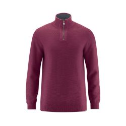 Pull Troyer Col Zippé - Chanvre et Coton Bio