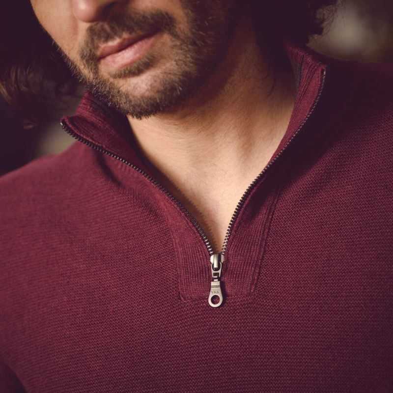 Pull Troyer Col Zippé - Chanvre et Coton Bio