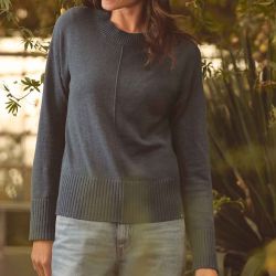 Pull Femme Coupe Décontractée - Chanvre et Coton Bio