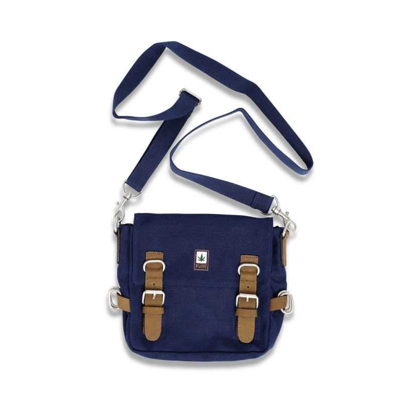 Petite sacoche chanvre bandoulière