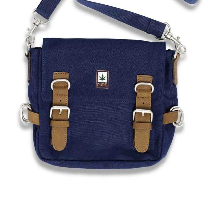 Petite sacoche chanvre bandoulière