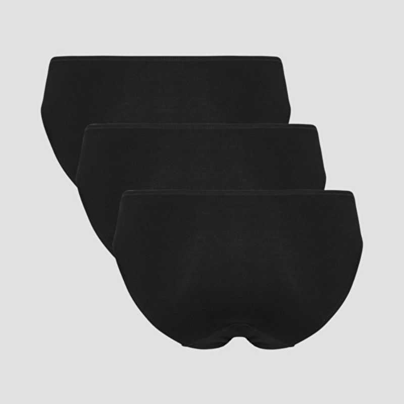 Lot de 3 culottes jazz - 92% coton bio - GOTS, Fairtrade