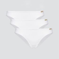 Lot de 3 culottes jazz - 92% coton bio - GOTS, Fairtrade Lot de 3 culottes jazz - 92% coton bio - GOTS, Fairtrade