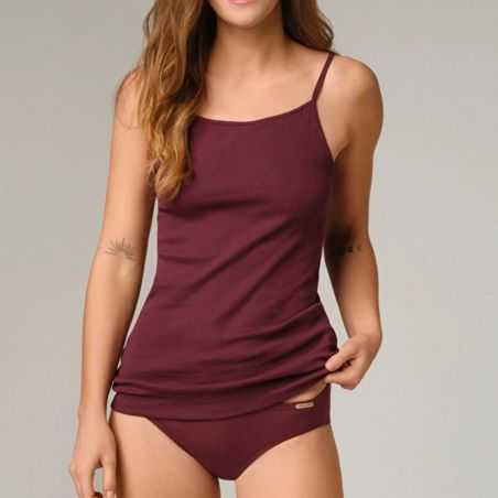 Maillot de corps bretelles spaghetti - 100% coton bio - GOTS, Fairtrade