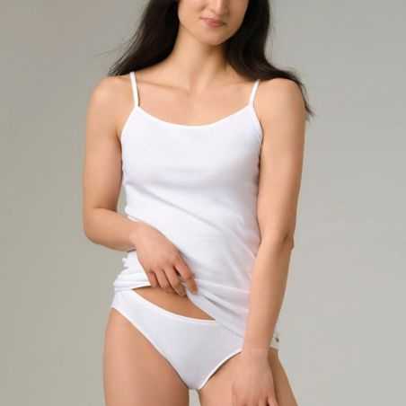 Maillot de corps bretelles spaghetti - 92 % de coton bio - GOTS, Fairtrade