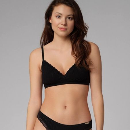 Soutien-gorge triangle sans armature - 92% coton bio - GOTS, Fairtrade