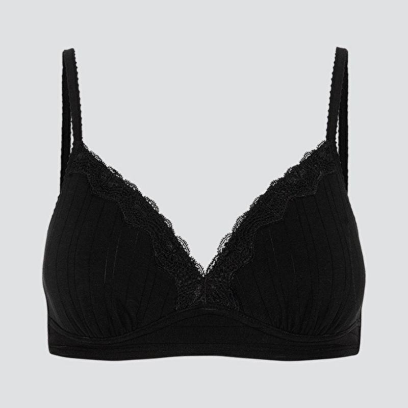 Soutien-gorge triangle sans armature - 92% coton bio - GOTS, Fairtrade