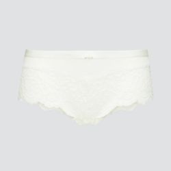 Culotte shorty brésilien avec dentelle - 92% coton bio - GOTS, Fairtrade