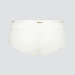 Culotte shorty brésilien avec dentelle - 92% coton bio - GOTS, Fairtrade