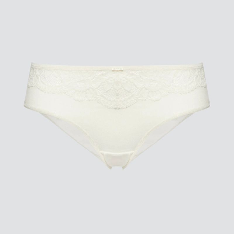 Slip à dentelle - 92% de coton bio - GOTS, Fairtrade