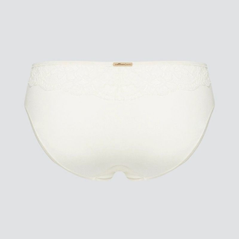 Slip à dentelle - 92% de coton bio - GOTS, Fairtrade