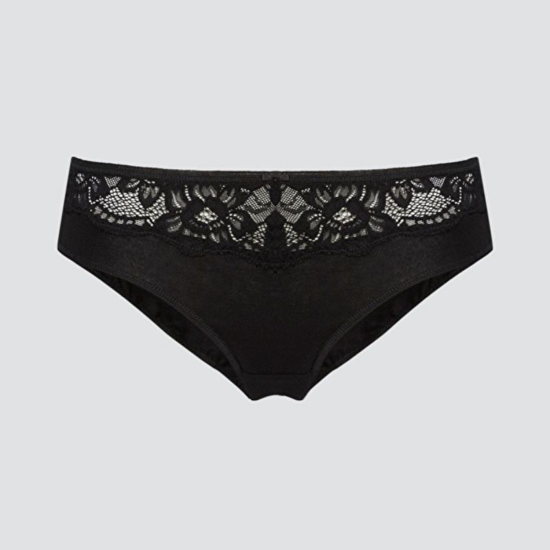 Slip à dentelle - 92% de coton bio - GOTS, Fairtrade