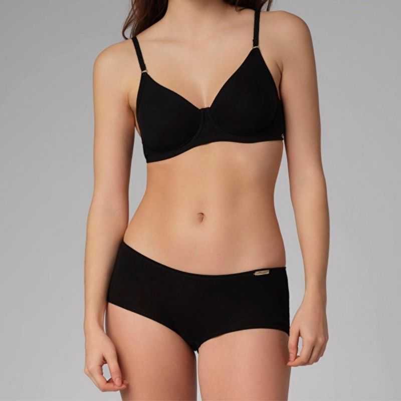 Soutien-gorge coqué avec armatures - 92% de coton bio - GOTS, Fairtrade