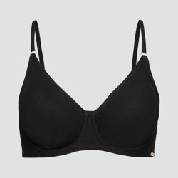 Soutien-gorge coqué avec armatures - 92% de coton bio - GOTS, Fairtrade