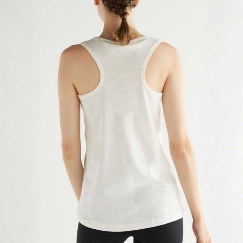 Débardeur dos nageur, jersey flammé - 100% Coton bio GOTS