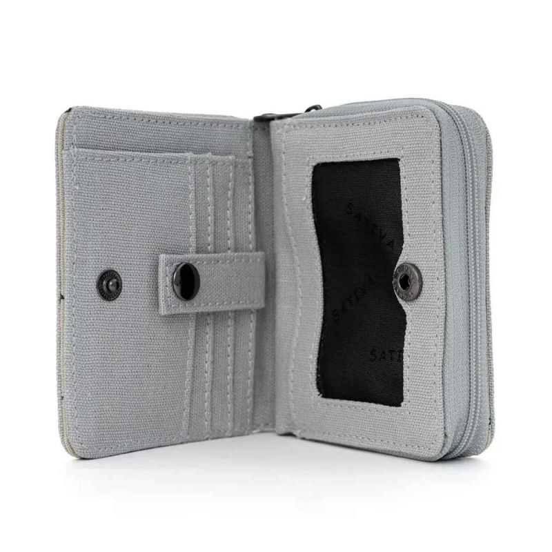 Portefeuille zippé - Chanvre et coton bio