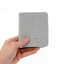 Portefeuille zippé - Chanvre et coton bio