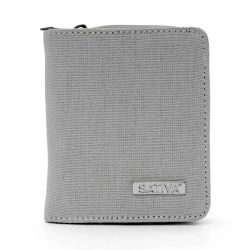 Portefeuille zippé - Chanvre et coton bio