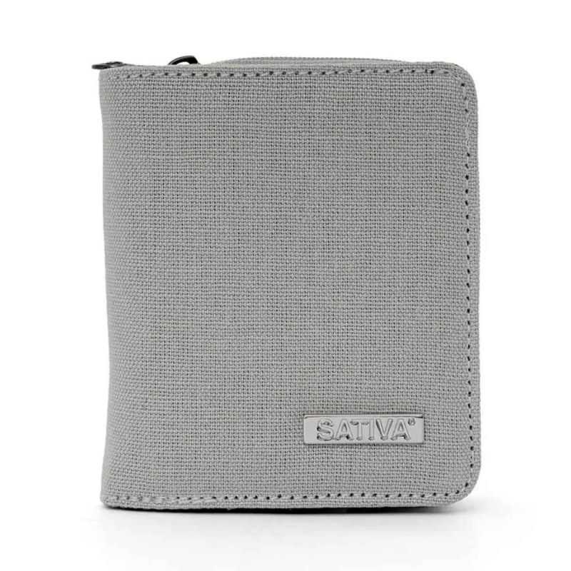 Portefeuille zippé - Chanvre et coton bio