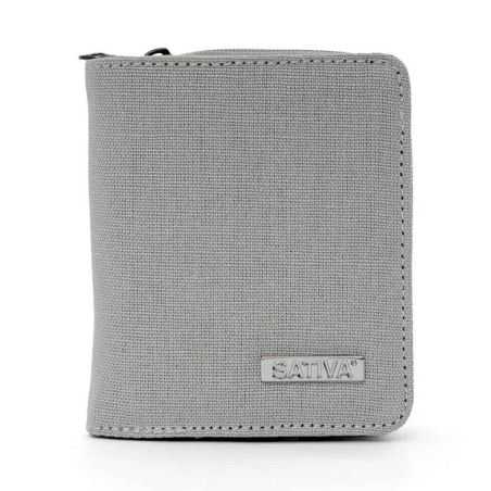 Portefeuille zippé - Chanvre et coton bio