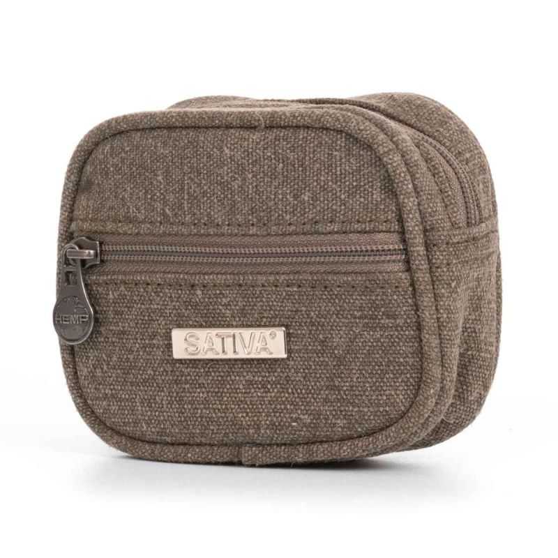 Porte-monnaie zippé - Chanvre et coton Bio