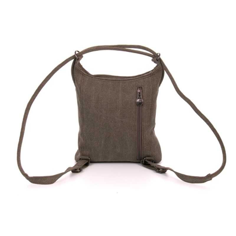 Sac convertible bandoulière / à dos - Chanvre et Coton bio