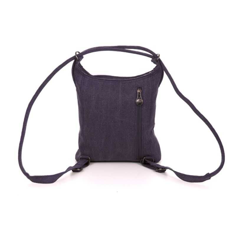 Sac convertible bandoulière / à dos - Chanvre et Coton bio