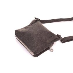 Sacoche bandoulière nombreux rangements "Day Tripper" - Chanvre et Coton bio
