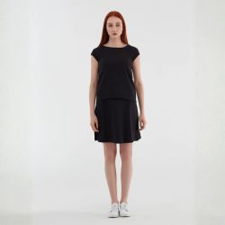 Jupe trapèze, taille confort - 95% Coton bio - GOTS Jupe trapèze, taille confort - 95% Coton bio - GOTS