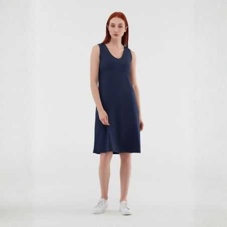 Robe droite sans manches - 95 % coton bio - GOTS