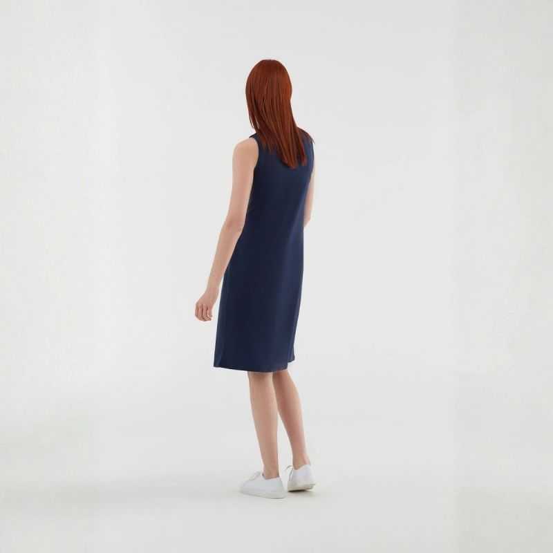 Robe droite sans manches - 95 % coton bio - GOTS