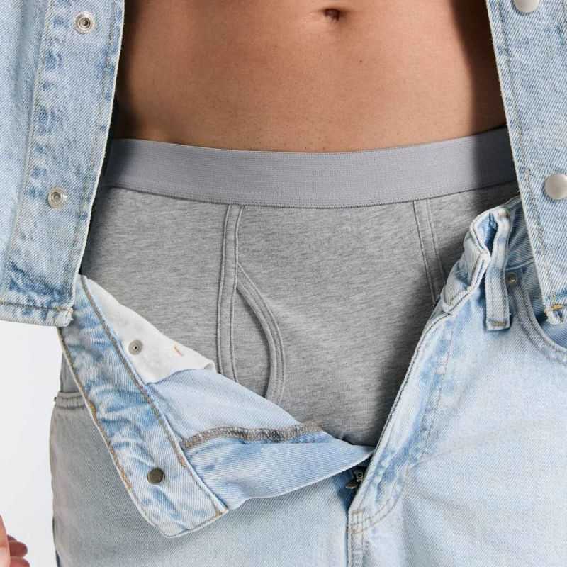 Boxer avec ouverture - 95% coton bio - GOTS
