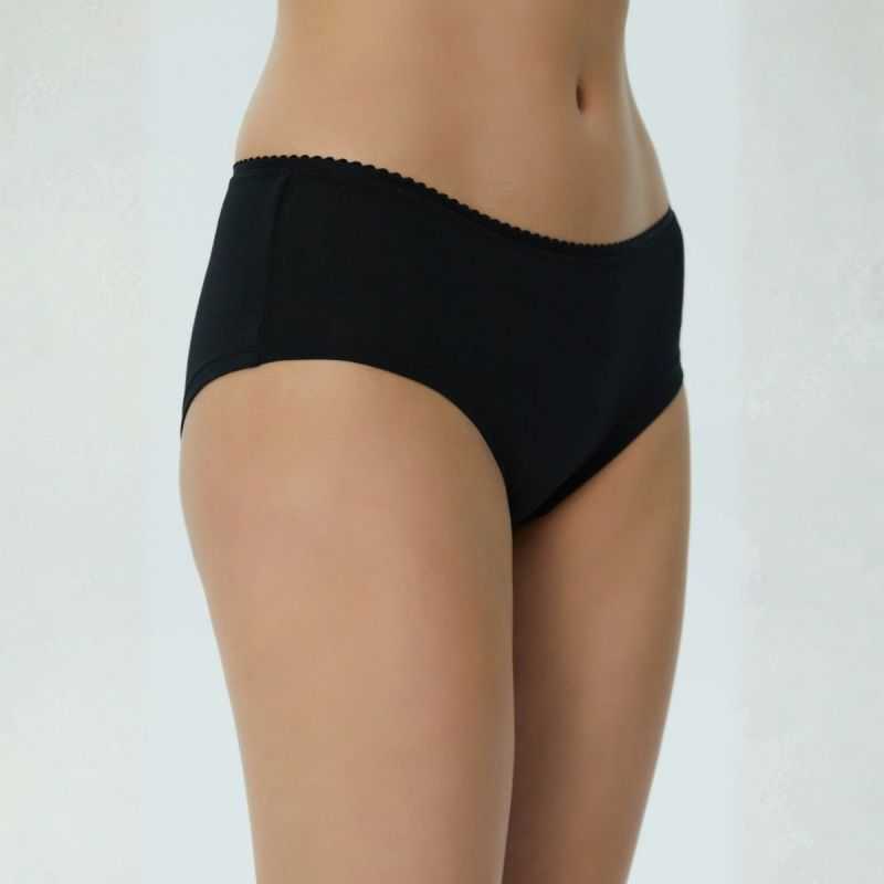 Shorty confortable avec dentelle - 95% coton bio - GOTS