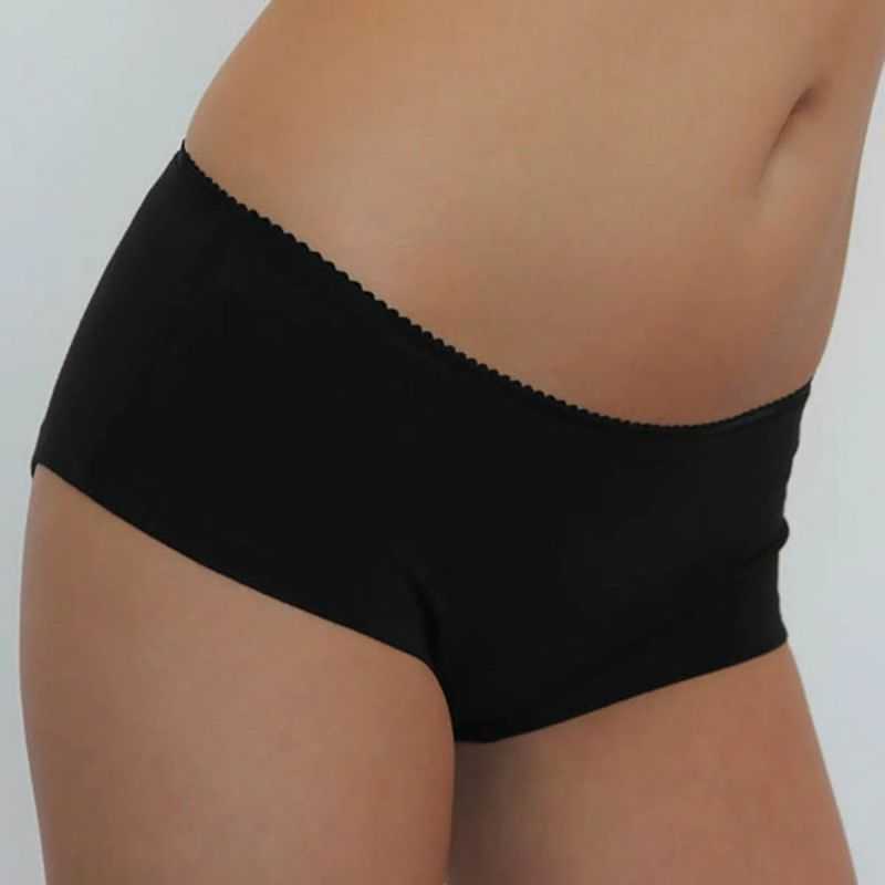 Shorty confortable avec dentelle - 95% coton bio - GOTS