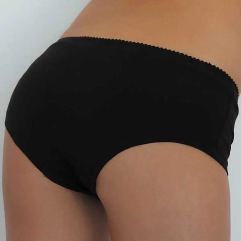 Shorty confortable avec dentelle - 95% coton bio - GOTS