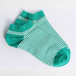 Socquettes rayées - 98% coton bio - GOTS