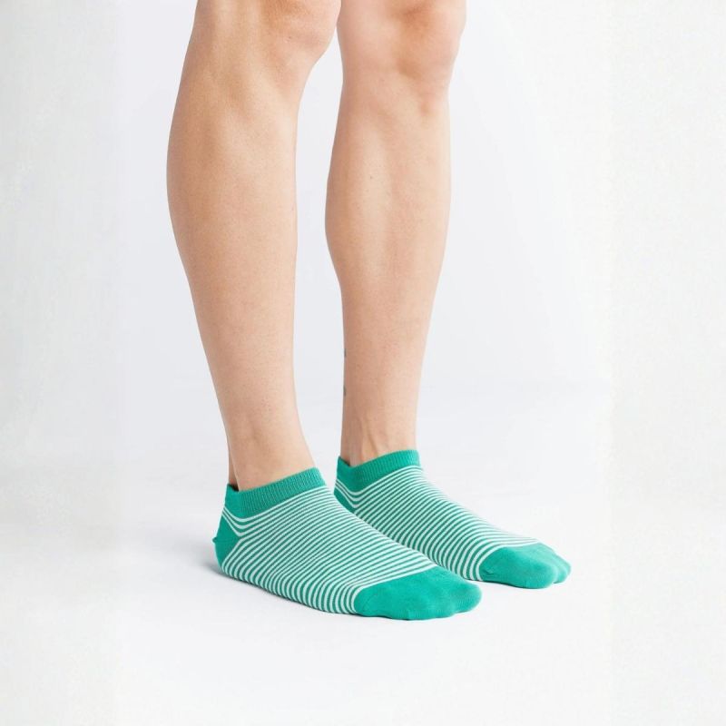Socquettes rayées - 98% coton bio - GOTS
