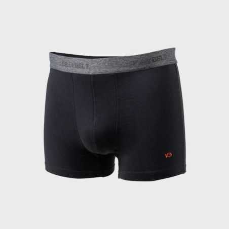Boxer noir - 95% Coton bio - GOTS