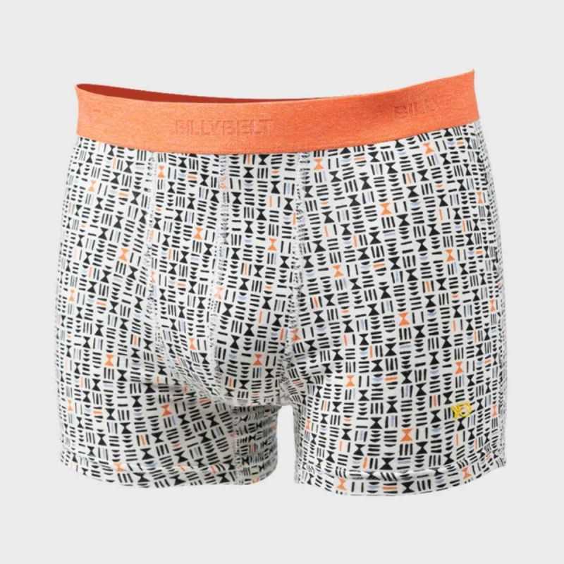 Boxer "SINAÏ" motif éthnique- 95% Coton bio - GOTS